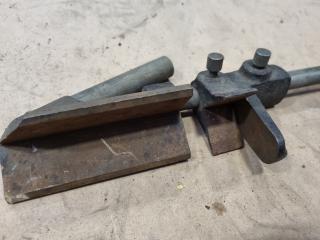 2x Industrial Mill Clamps