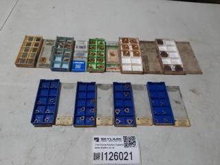 9 Assorted Partial Packs of Milling Inserts