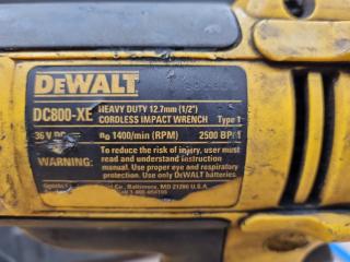 DeWalt 36V Cordless Impact Wrench DC800-XE Kit