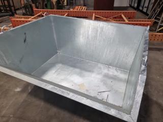 Stratalign Self Tipping Bin w/ Pour Edge, 1.95 Cubic Metre Size