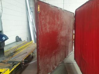 2 Large Welding Safety Screens