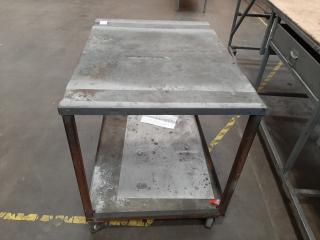 Steel Top and Frame Mobile Workshop Bench/Trolley
