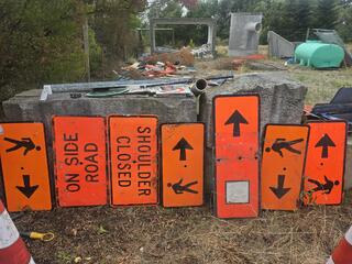 Assorted Road Works Signs 
