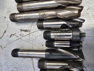 Large Lot of Milling Cutters 