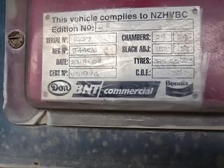 1990 Road Runner 4 Axle Tipping Trailer