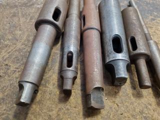 Assorted Morse Taper Drill Adapters & More