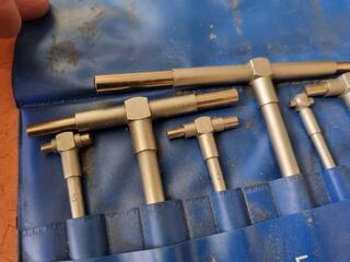 6-Piece Telescoping Gauge Set, 8-150mm Range