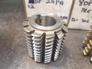 4 x Gear Hobber Cutters