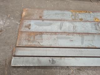 5 Lengths if Flat Bar Steel 6M