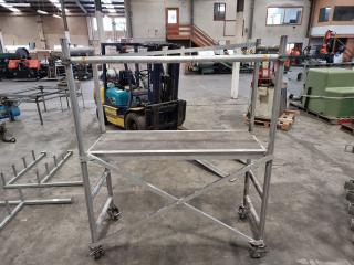 Collapsible Mobile Platform/Scaffolding Unit