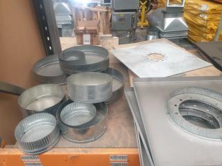 Large Lot of Internal House Flue Covers