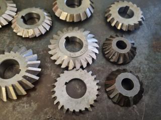 Large Lot of Milling Machine Blades 