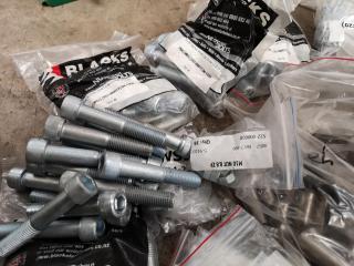 Hex Bolts, Washers, Nuts, & More, Assorted Sizes