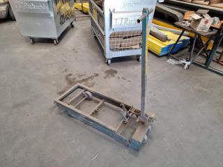 Heavy Duty Adjustable Low Platform Trolley