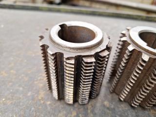 5 x Gear Hobber Cutters