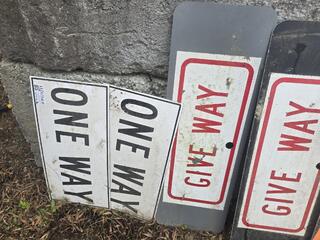 Assorted Road Works Signs