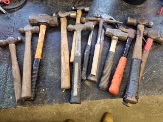 13x Assorted Hammers