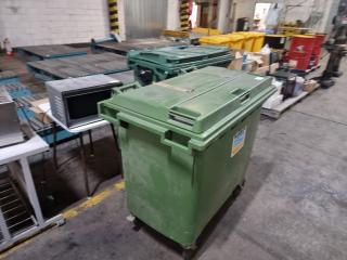Pair of Commercial Recycling/Rubbish Bins 