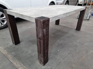 Contemporary Dinning Table, needs some restoration