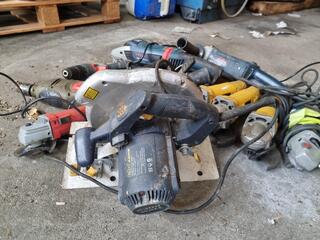 12x Assorted Faulty Power Tools, Parts use only!