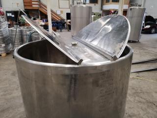 Stainless Steel Double Walled Refrigerated Fermentation Tank