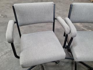 4x Vintage Office Chairs, Partually Restored