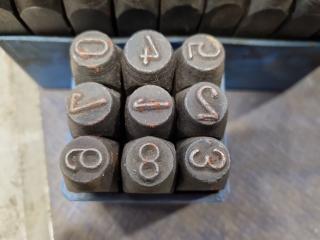 Sets of Steel Letter & Number Stamps, 10mm Size