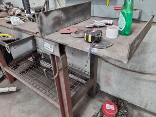 Heavy Steel Custom Built Workbench