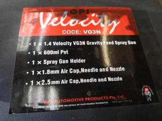 GPI Velocity VG3N Gravity Feed Spray Gun