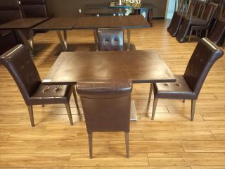 Cafe Table and Four Chairs